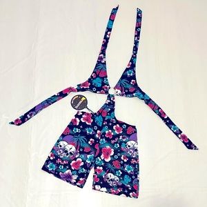 Dolls kill HOROSCOPEZ Tropical Truth Teller Cutout Romper